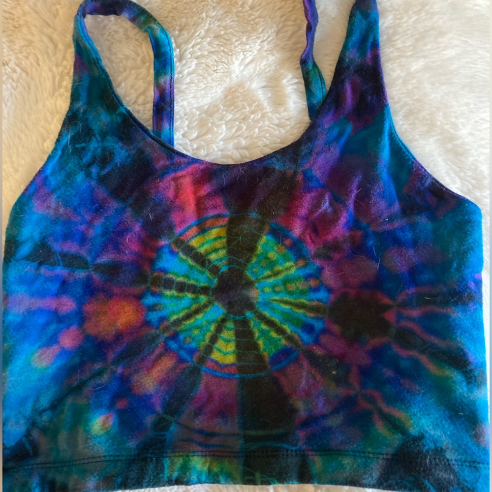 Tye dye crop tank